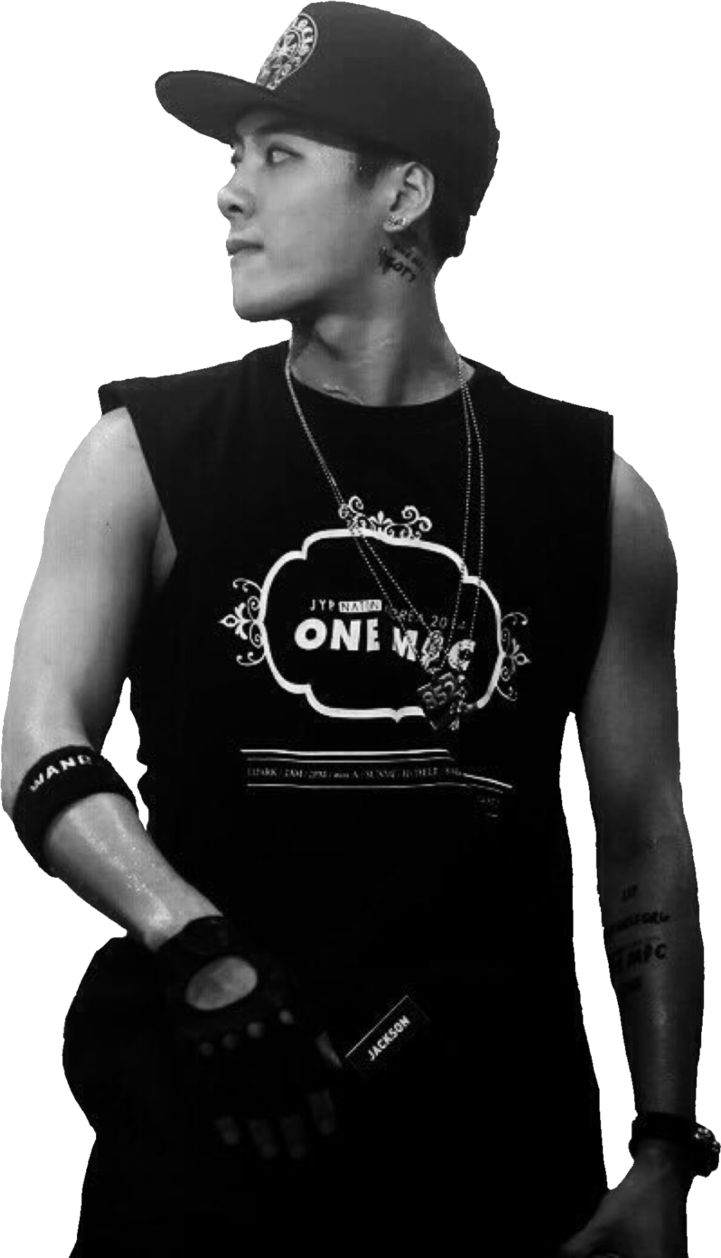 Jackson Transparent - Jackson Wang Real Tattoo (1280x1904), Png Download