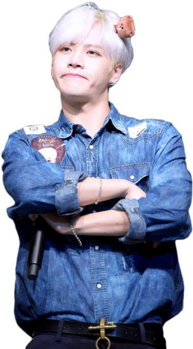 Got7, Jackson Wang, And Jackson Image - Jackson Got7 Tóc Trắng (500x750), Png Download
