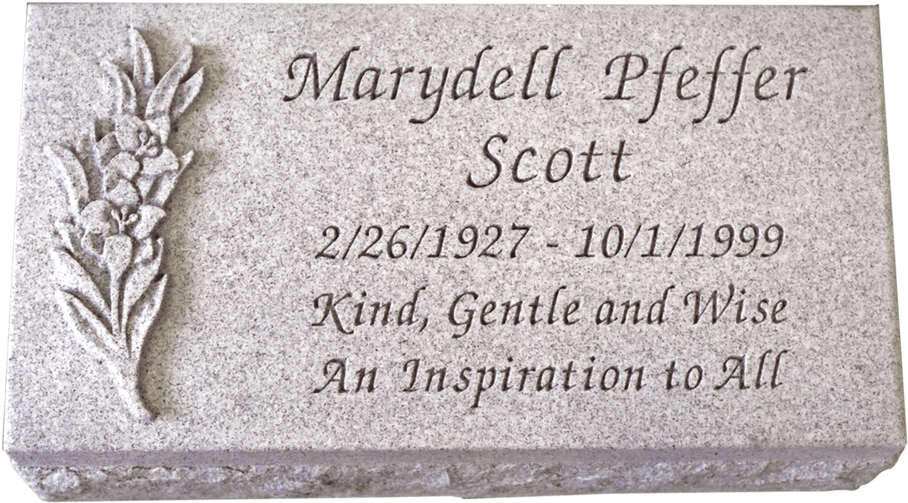 Grave Marker, Beaumont, Tx - Headstone (1000x585), Png Download