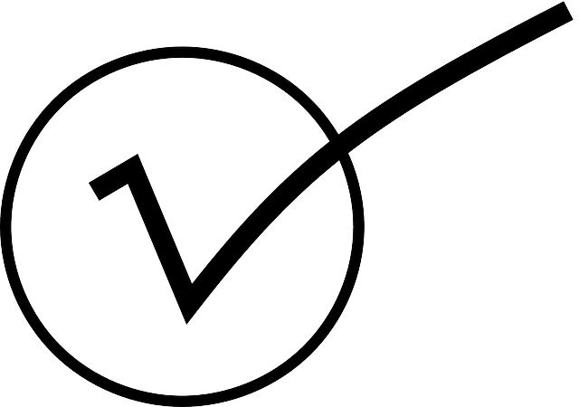 Joel, Mark, Symbol, Signs, Symbols, Check, Sign, Monte - Check Mark Clipart Black And White (640x450), Png Download