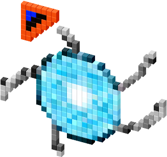 View Cursor On T-shirt - Blue Shark (330x418), Png Download