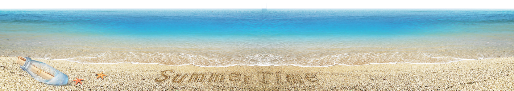 Free Library Sea Vector Sand - Blue (1665x595), Png Download