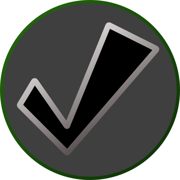 Checkmark Png (600x600), Png Download