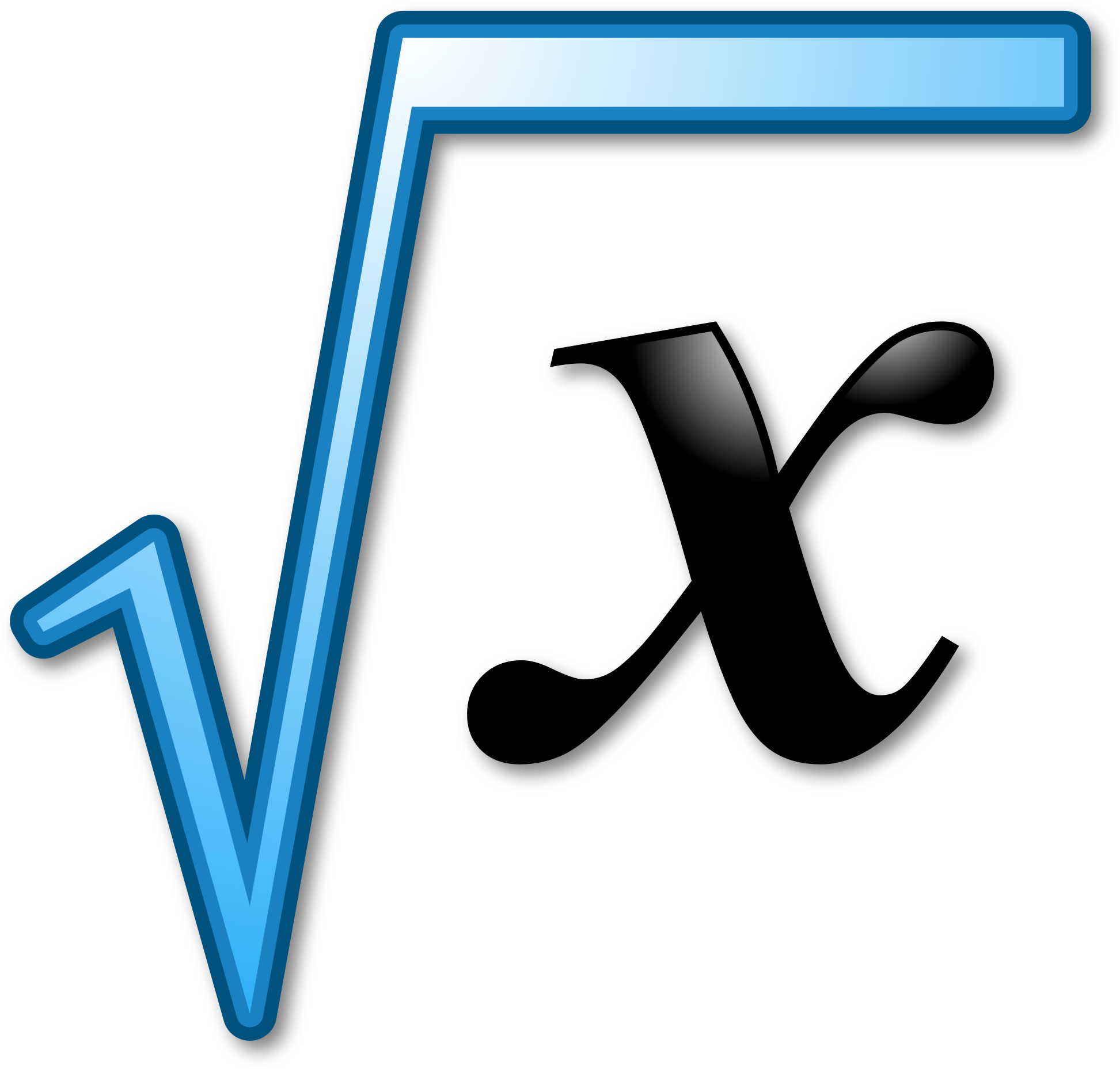 Nuvola Apps Edu Mathematics Blue-p - Finally Found The Square Root (2000x2000), Png Download