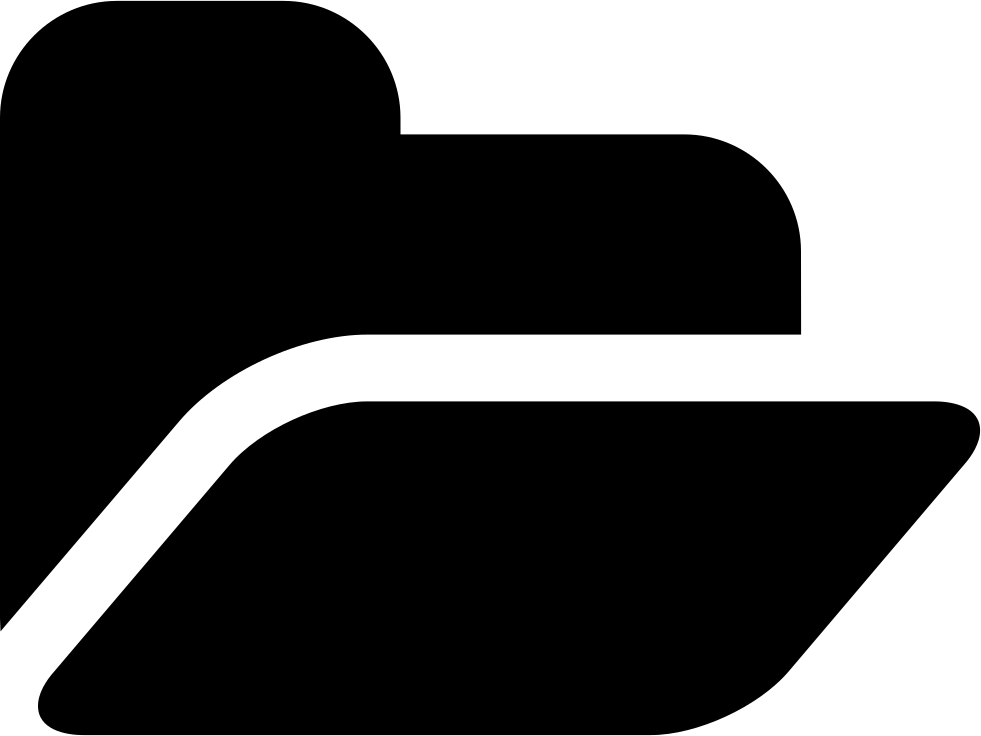 Folder Icon Free Download Onlinewebfonts Com File - Folder Open Icon Png (980x736), Png Download