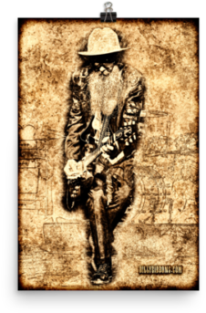 Bfg Live Ii Poster 12 X 18″ - Zz Top Socks (500x500), Png Download