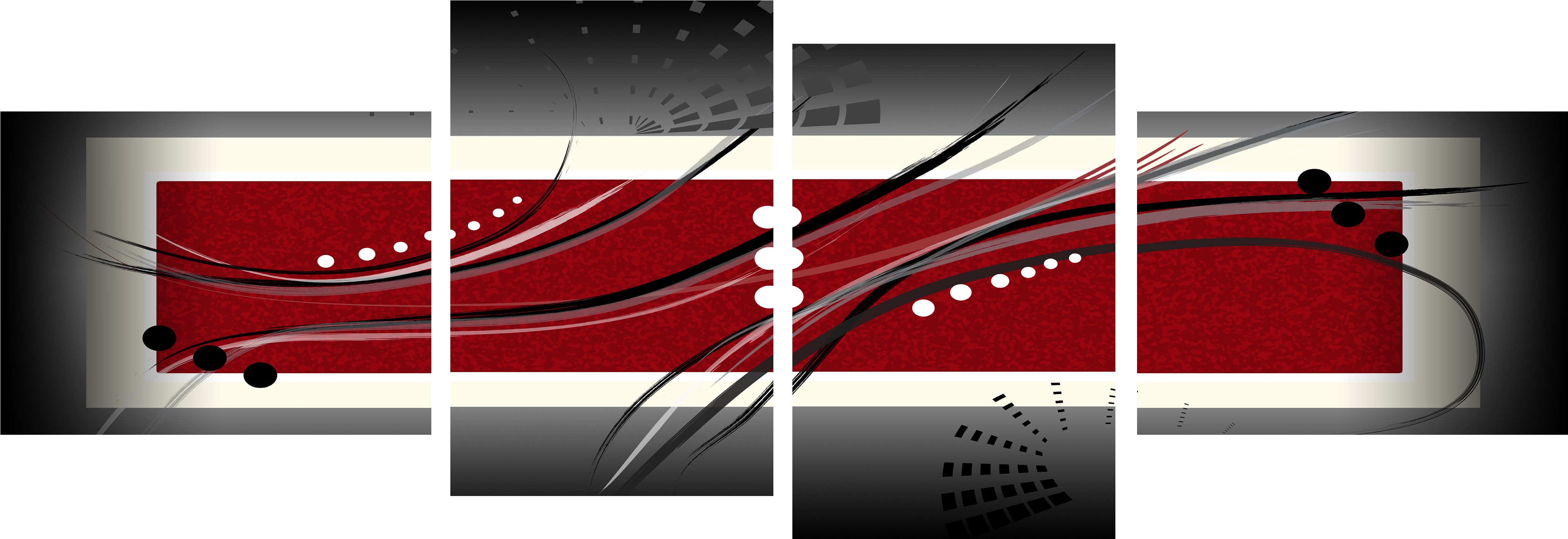 Abstract2 - Abstract Red And Black Png (4232x1593), Png Download