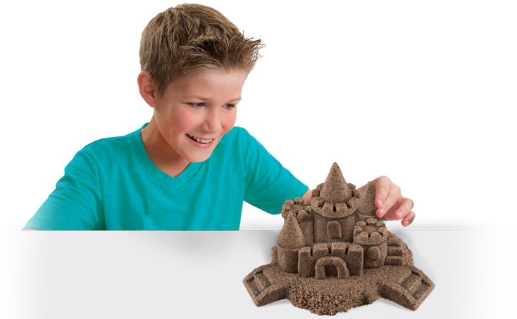 Beach - Kinetic Sand 3lb Beach Sand (734x454), Png Download