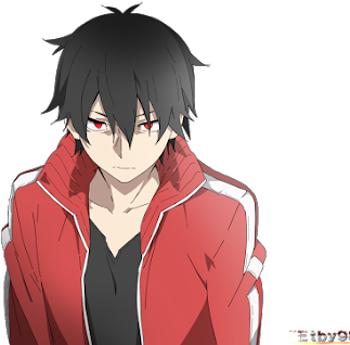 Photo Photo Photo - Shintaro Kisaragi Red Eyes (424x318), Png Download