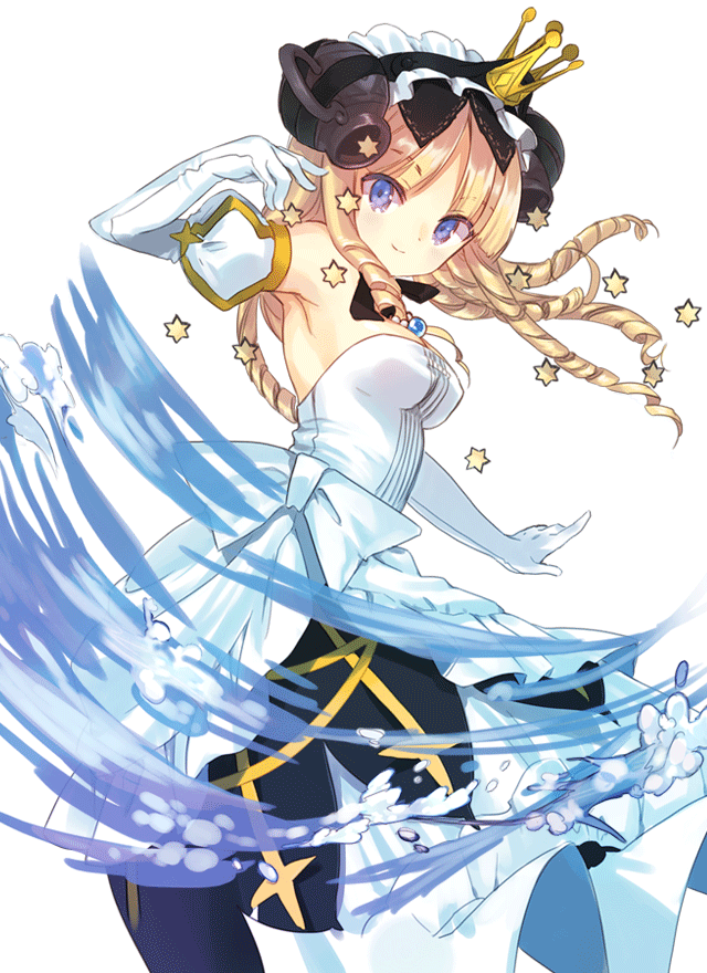 Aquarius Encounter - Ayakashi Ghost Guild Aquarius (640x880), Png Download