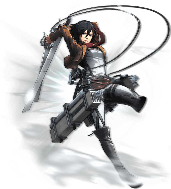 Attack On Titan Png Clipart - Mikasa Ackerman Official Art (800x800), Png Download