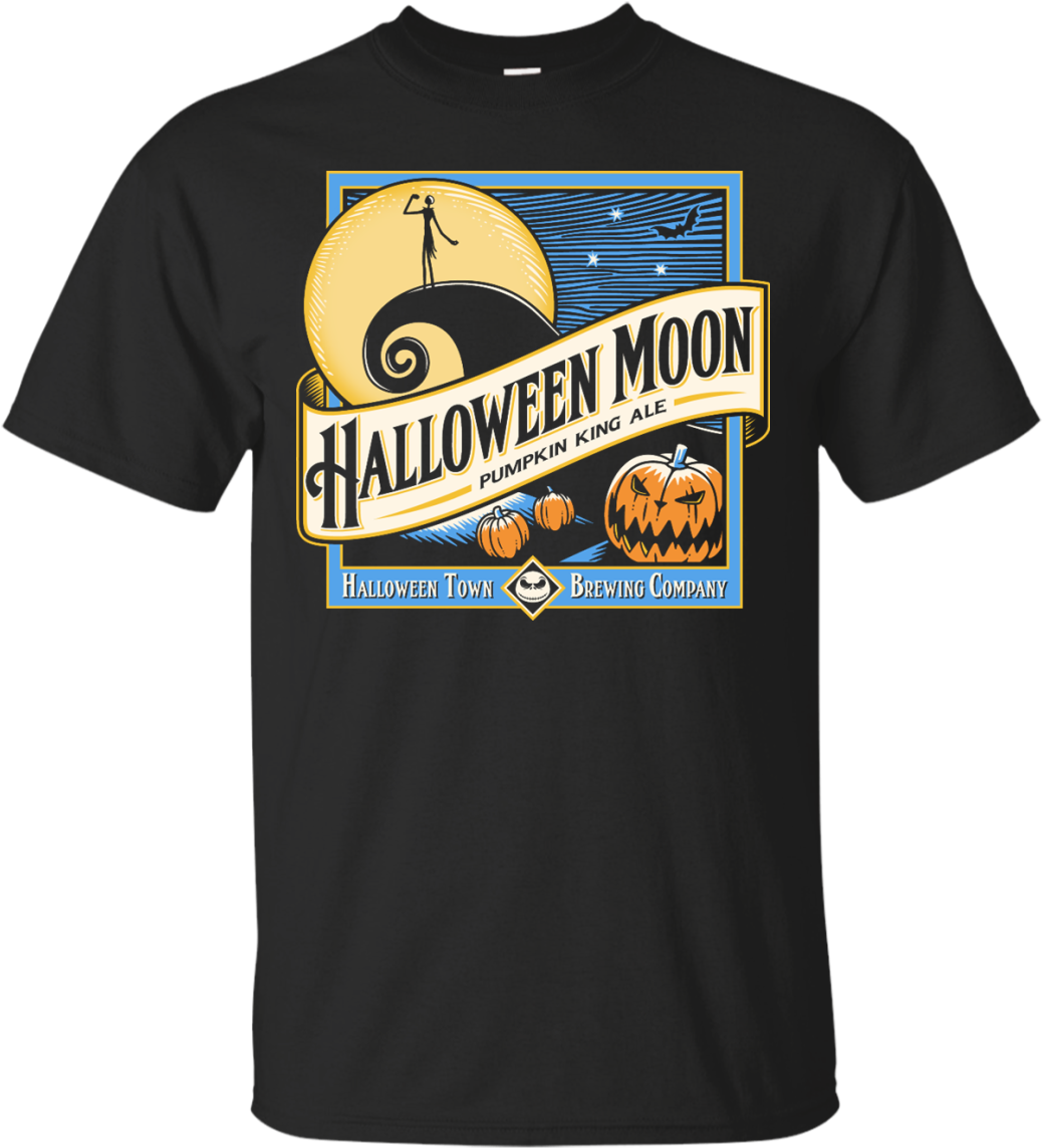 Halloween Moon - Halloween Moon Shirt (1155x1155), Png Download