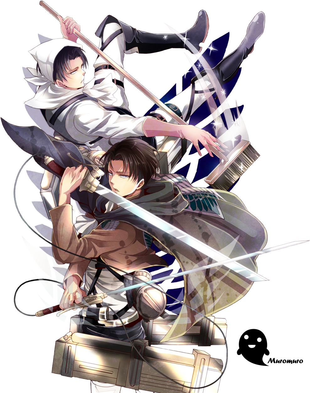 32 Images About Shingeki No Kyojin 🔪 On We Heart It - Shingeki No Kyojin Levi Render (1000x1258), Png Download