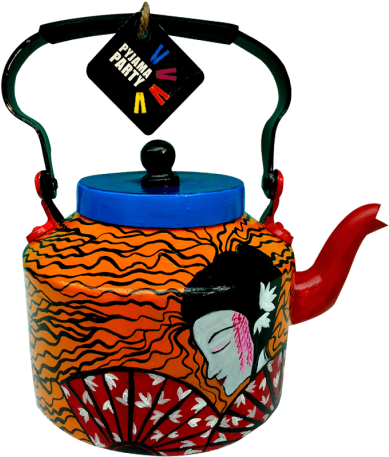 Japanese Cherry Blossom Geisha Kettle By Www - Sleepover (456x456), Png Download