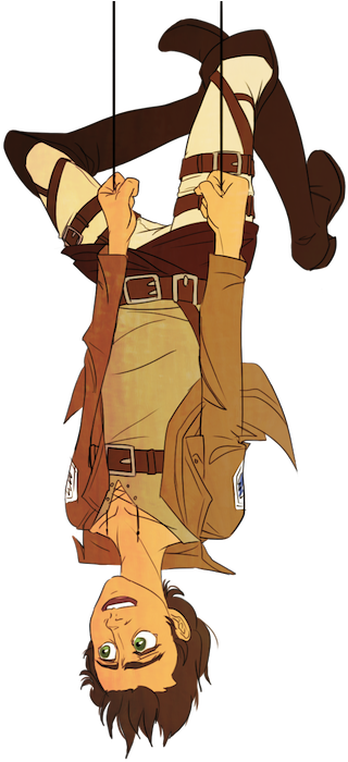 Eren Yeager Mammal Cartoon - Shingeki No Kyojin Gif Png (500x706), Png Download