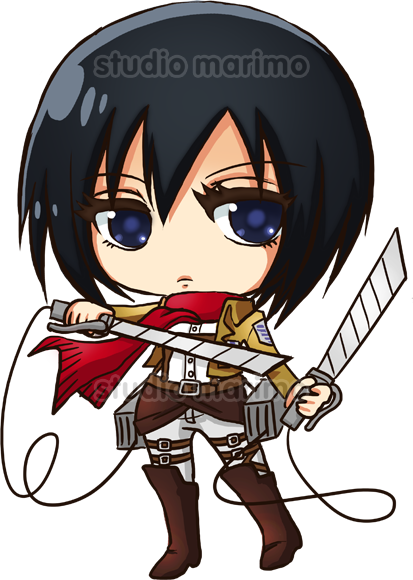Shingeki No Kyojin - Attack On Titan (413x580), Png Download