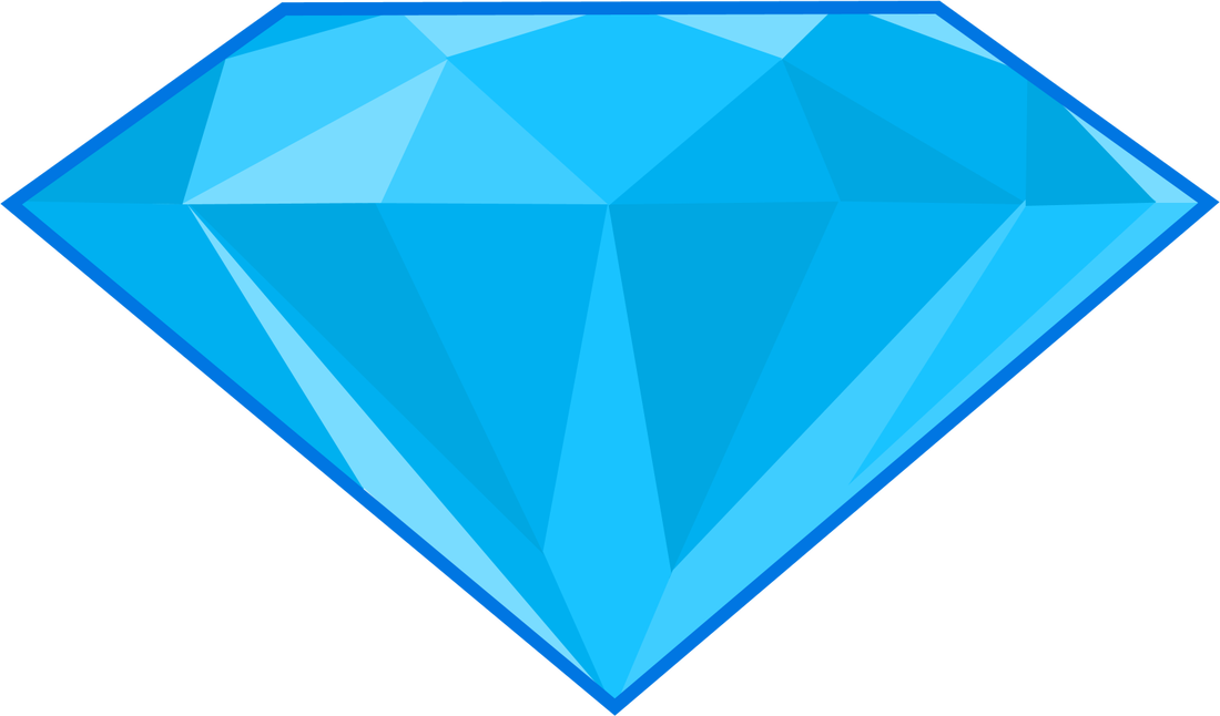 Sapphire - Blue Diamond Icon Png (1100x646), Png Download
