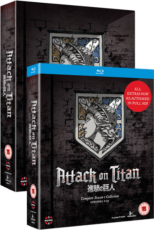 Attack On Titan - Attack On Titan Season 2 Limited Edition (530x795), Png Download