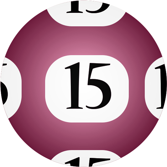 Lotto Ball 15 (800x800), Png Download