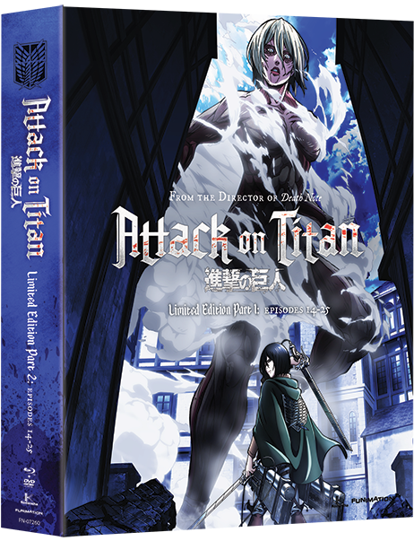 Attack On Titan Part - Attack On Titan Season 2 Blu Ray Release Date (500x618), Png Download