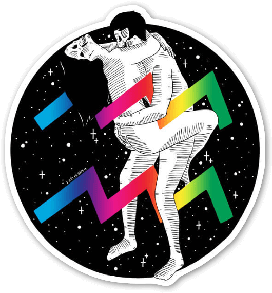 Aquarius Sticker - Sexualidad (564x600), Png Download