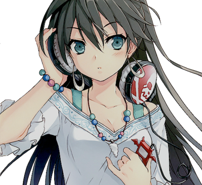 Anime Girl With Headphones Render By Feary Bad Day-d5slag2 - Anime Girl With Headphones (400x366), Png Download