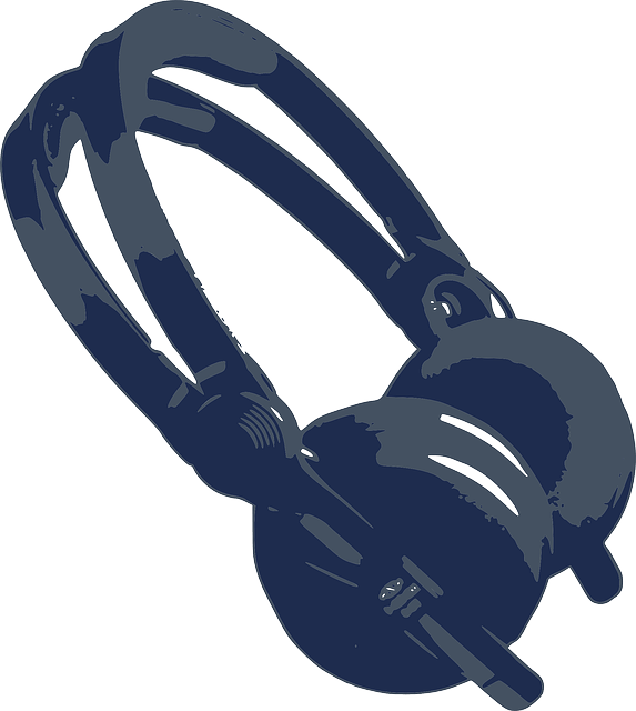 Headphones Music Drawing Cartoon Free Audio - Headphone Clipart Png Transparent (573x640), Png Download