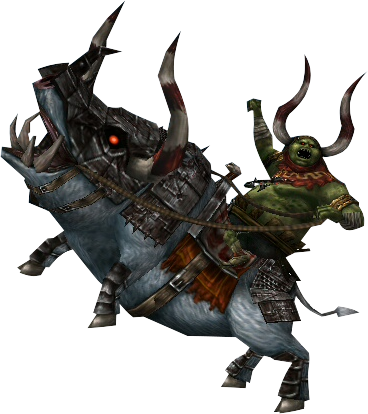 Full-boar Action - King Bulblin (368x414), Png Download