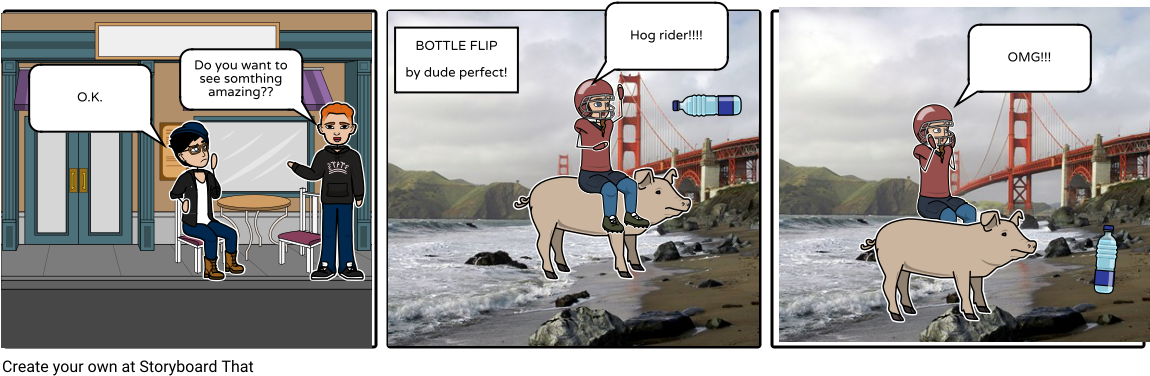 Bottle Flipe - San Francisco (1164x385), Png Download