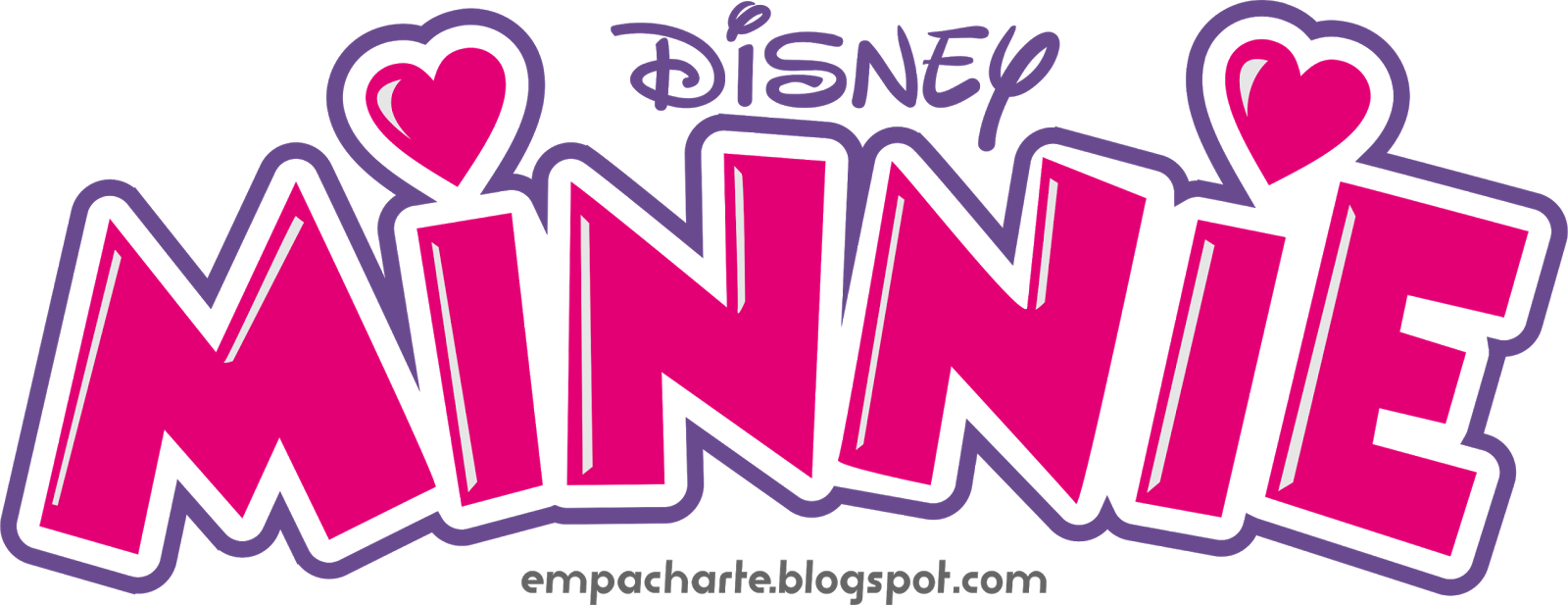 Logo Minnie Png - Minnie Mouse Logo (1600x617), Png Download