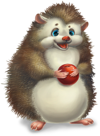 Tatiktat88 Альбом «животные / Животные Png / Грызуны - Еж Рисунок Пнг (382x500), Png Download