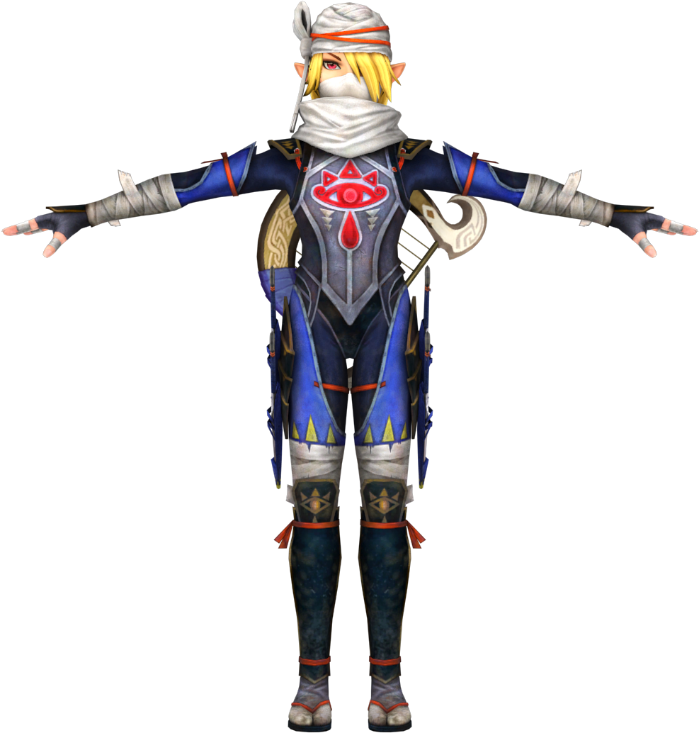 Download Hyrule Warriors The Legend Of Zelda Sheik Cosplay Png Image