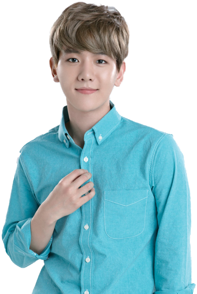 To It's Rightful Owner, Please See Logo On Pic - Baekhyun In Turquoise (795x1005), Png Download
