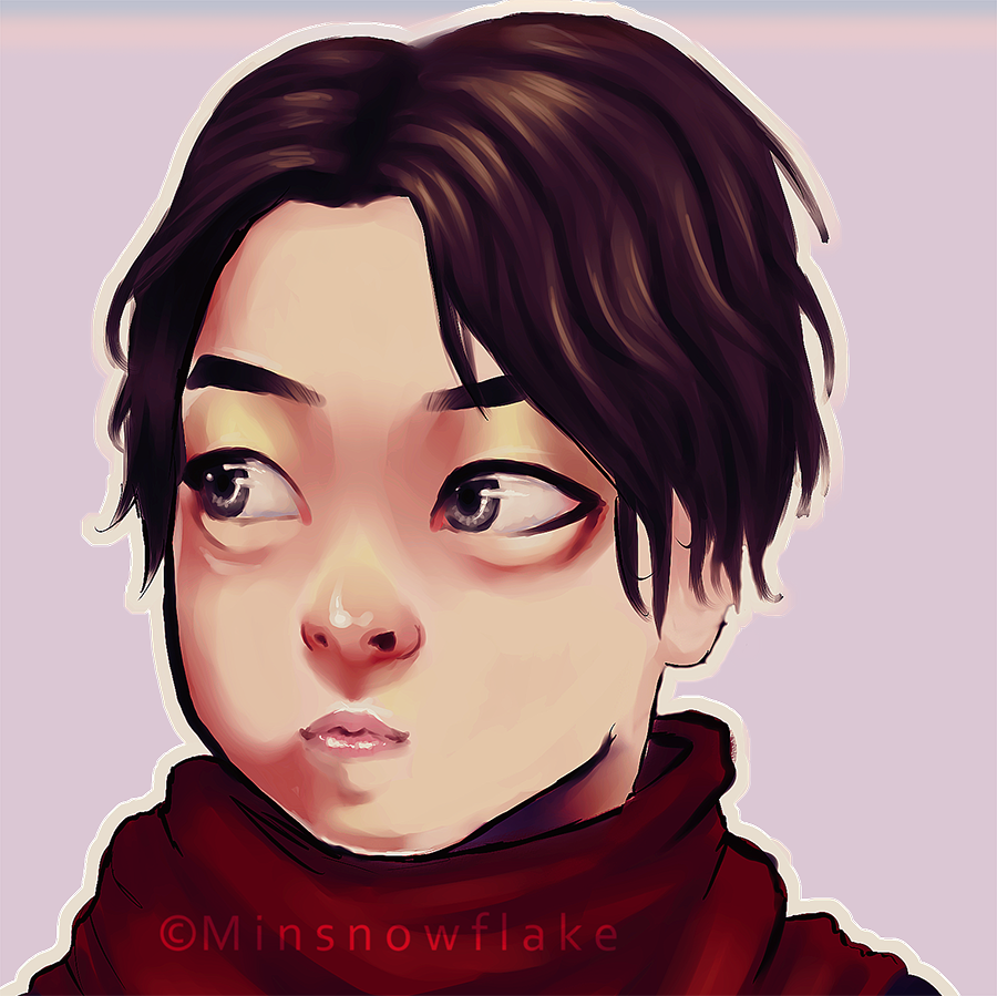 Minseok Ruined My Life By Ouji - Drawing (900x899), Png Download