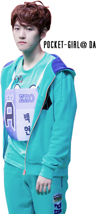 Exo K Baekhyun Mbc Idol Athletics Render By Pocket - Baekhyun Girl Version Png (400x769), Png Download
