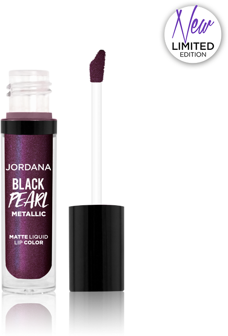 Black Pearl Metallic Matte Liquid Lip Color - Color (700x700), Png Download