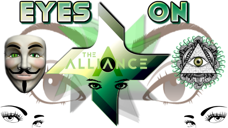 #thealliance Eyes On Enginewitty - All Seeing Eye Sticker (800x450), Png Download