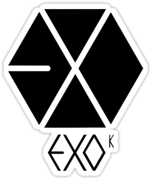 Exo Logo Kpop (375x360), Png Download