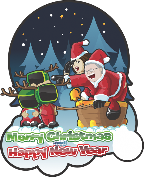 Background ,merry,card, - Frohe Weihnachten Und Ein Guten Rutsch Ins Neue Grußkarte (500x614), Png Download
