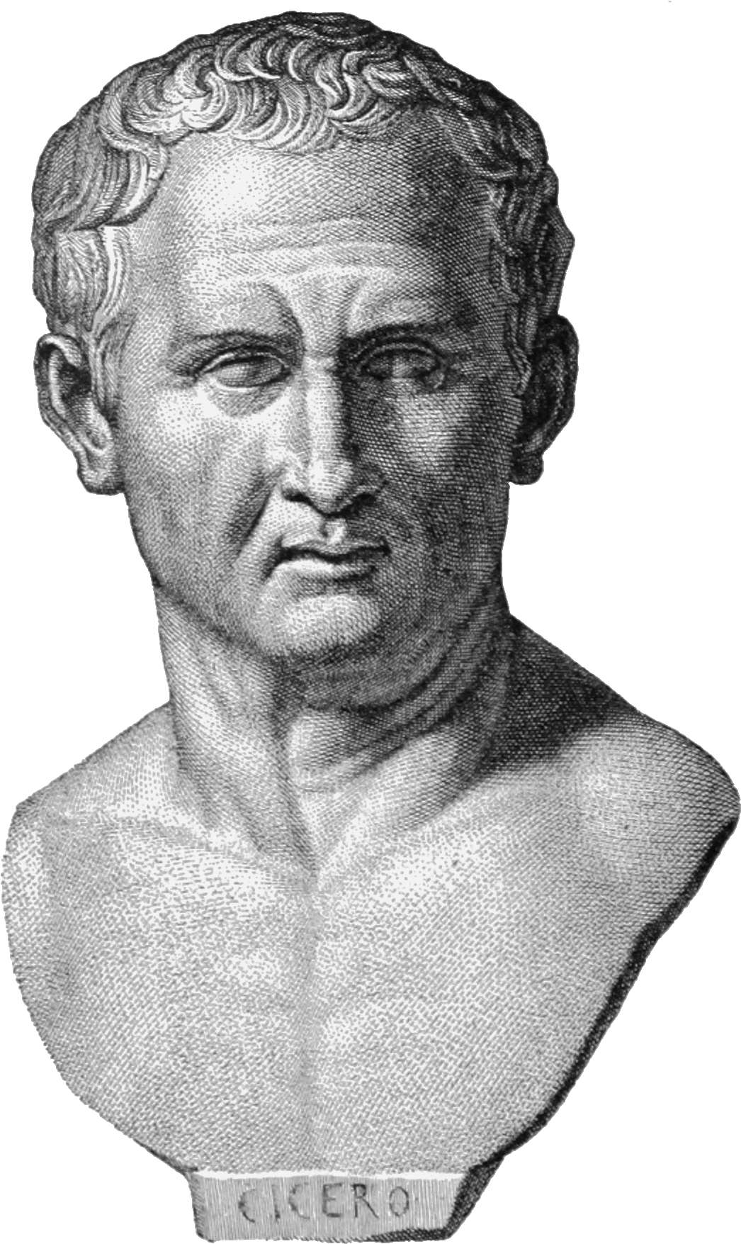 A Roman Statesman Of The Highest Pedigree, Cicero Also - Marcus Tullius Cicero (1070x1769), Png Download