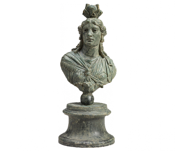 Statuette Of Isis - Isis Goddess Roman (600x518), Png Download