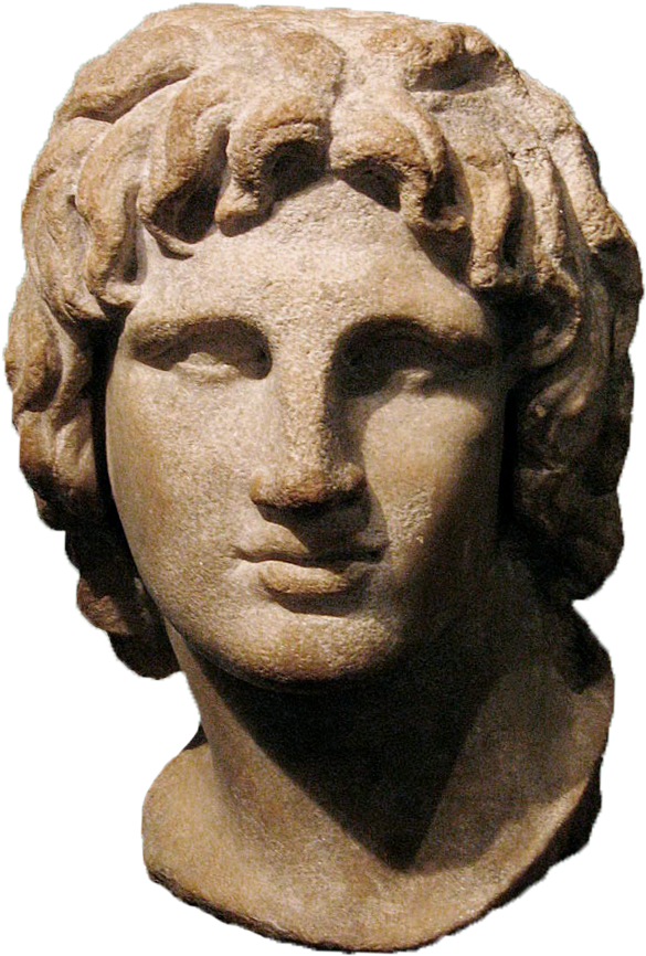Bust Of A Young Alexander The Great From The Hellenistic - Most Expensive Ancient Coin In The World (440x625), Png Download