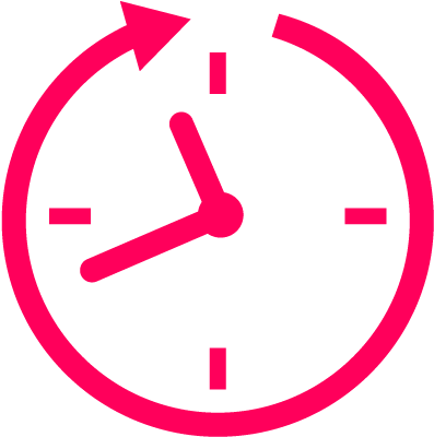Time-icon - Time Icon Png Pink (500x500), Png Download