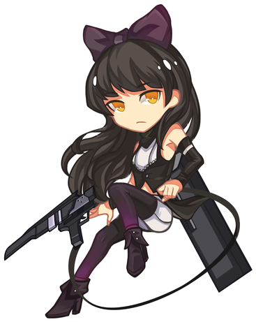 Anime Png Transparent Ruby Rose Idk What To Tag This - Blake From Rwby Transparent (500x566), Png Download