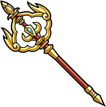 Gear-ape King Staff Render - Sun Staff (380x380), Png Download