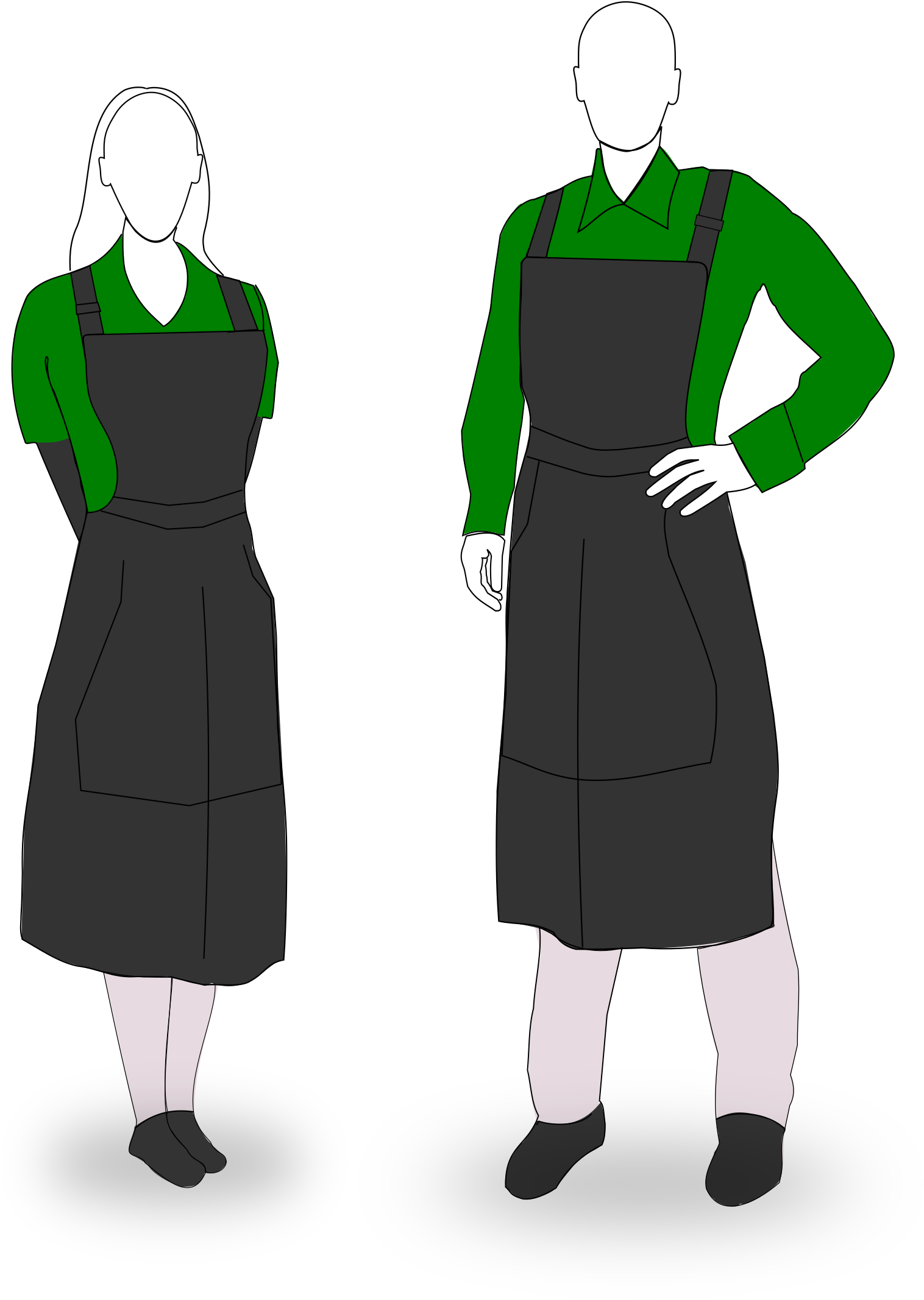 This Free Icons Png Design Of Waiting Staff (1697x2400), Png Download