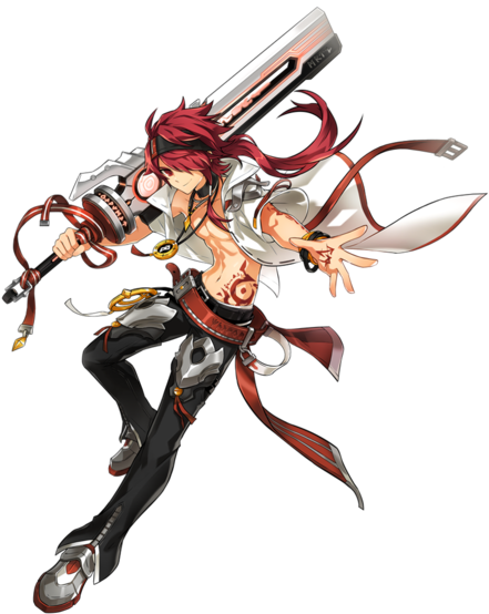Rune Master - Elsword Elsword Rune Master (450x558), Png Download
