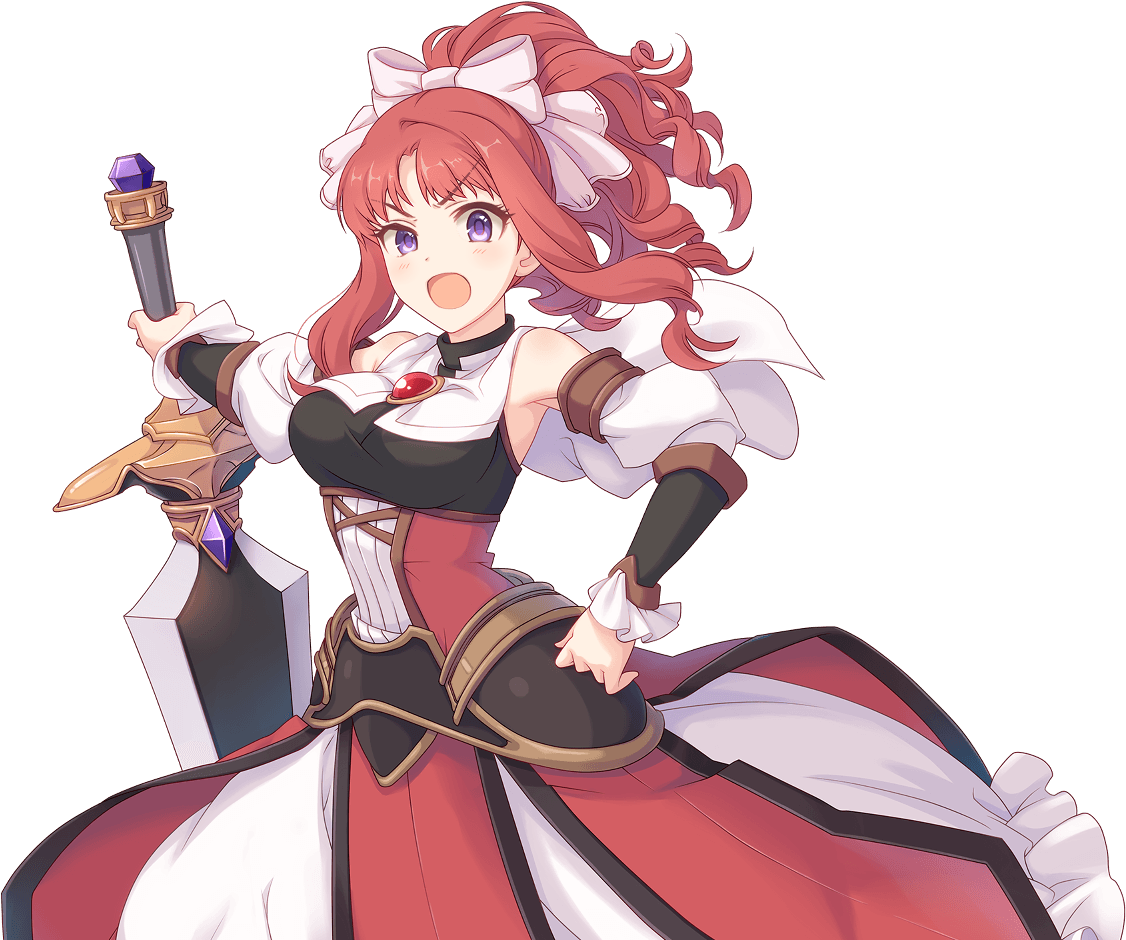 Cute Human Longsword Toudou Akino Rare Start 0 Anger - Akino Princess Connect (1333x1000), Png Download