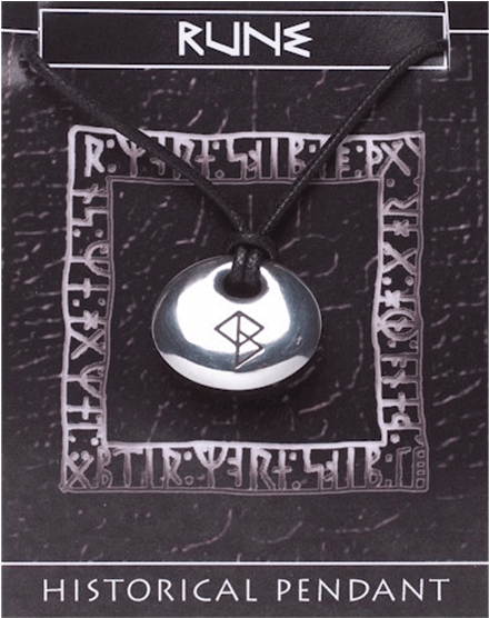 Success Rune Stone Pendant - Viking Rune Pendant For Love (555x555), Png Download