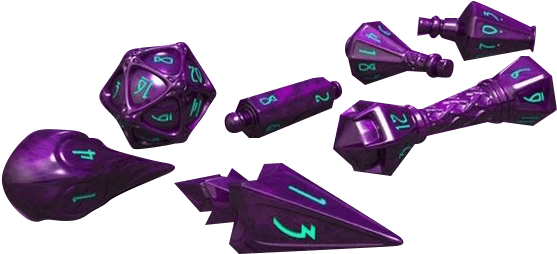 ご予約 ポリヒーローダイス ウィザード ウィザードストーン&ミスティックルーンズ (709x709), Png Download